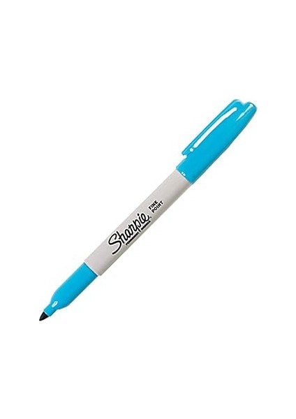 Sharpie Fine Permanent Markör, Açık Mavi