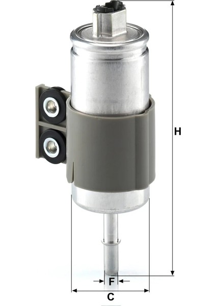 Wk 611/6 - Yakıt Filtresi - Mann Fılter fiyatları