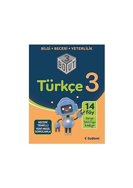 3.sınıf Türkçe 3 Boyut