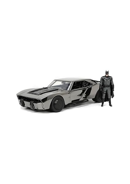 Jada, 253215012, Batman Batmobile 2022 Comic Con 1:24, Lisanslı, Die-Cast (Metal), Açılabilen Parça