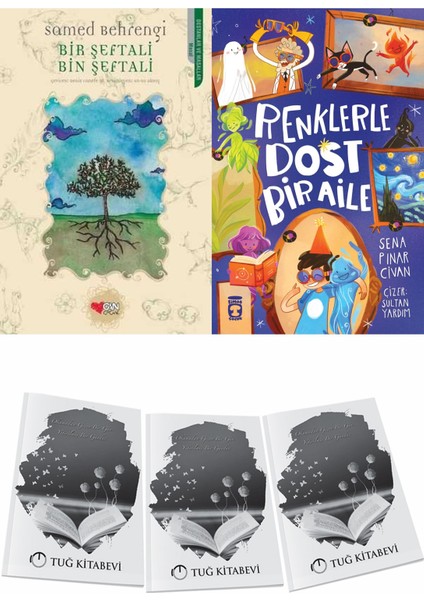 Bir Şeftali Bin Şeftali ve Renklerle Dost Bir Aile + Hediyeli