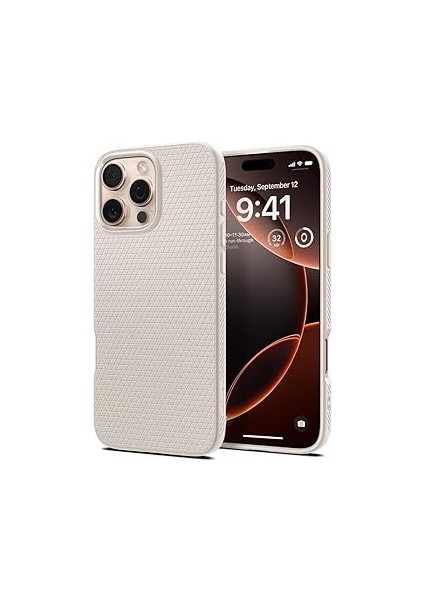 Iphone 16 Pro Max Kılıf Liquid Air Natural Titanium - ACS07991