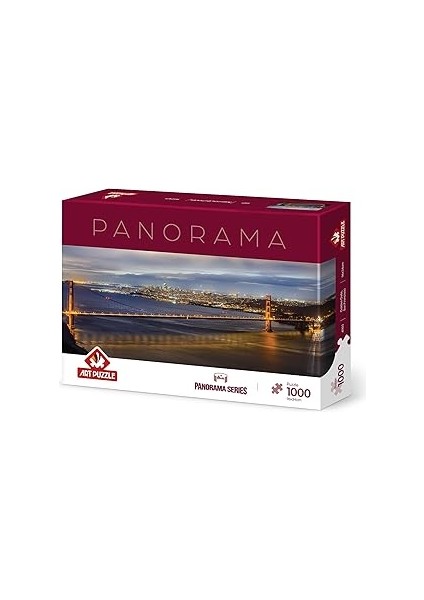 Art Puzzle Gate,san Francisco 1000 Parça Panorama Puzzle