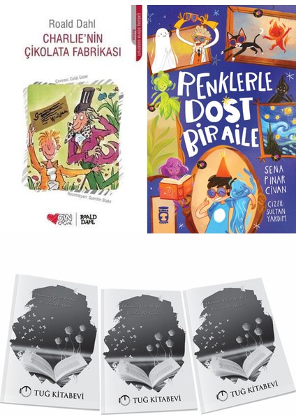 Charlie’nin Çikolata Fabrikası ve Renklerle Dost Bir Aile + Hediyeli