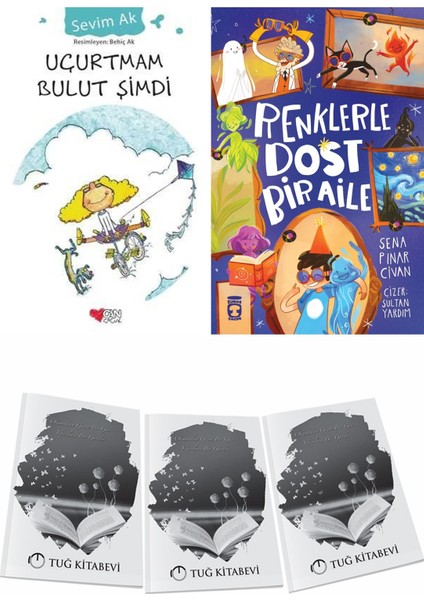Uçurtmam Bulut Şimdi ve Renklerle Dost Bir Aile + Hediyeli