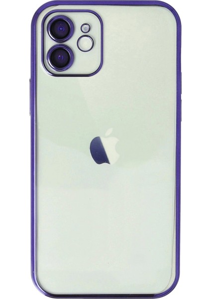Newface iPhone 11 Kılıf Razer Lensli Silikon - Mor