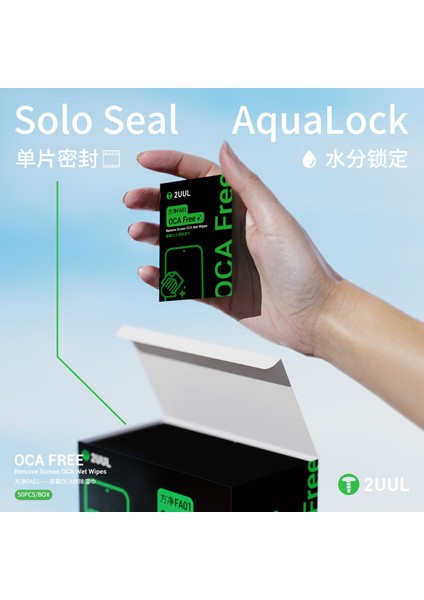 2uul FA01 Oca Free Remove Screen Oca Islak Mendil - 50 Adet fiyatları