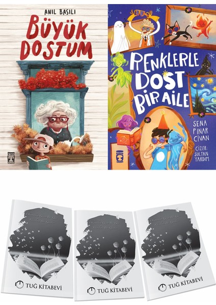 Büyük Dostum ve Renklerle Dost Bir Aile + Hediyeli