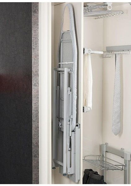 Gri 15X34X148X16 cm Gardırop Içi Ütü Masası (S-6611-G) modelleri
