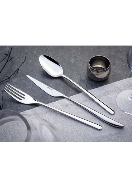 Elegance Bello 84 Parça Çatal Kaşık Bıçak Seti Lüks Kutulu