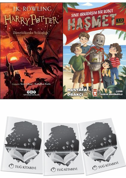 Harry Potter ve Zümrüdüanka Yoldaşlığı ve Sınıf Arkadaşım Bir Robot Haşmet 1.0 + Hediyeli