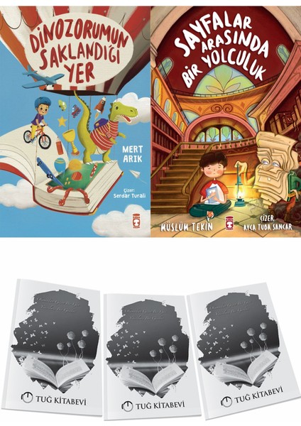 Dinozorumun Saklandığı Yer ve Sayfalar Arasında Bir Yolculuk + Hediyeli