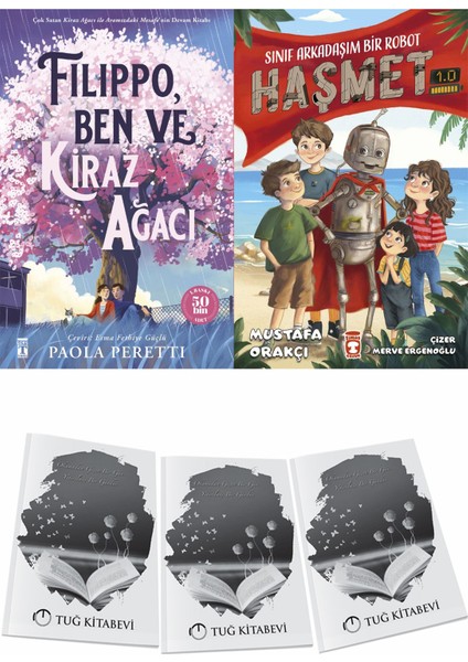 Filippo Ben ve Kiraz Ağacı ve Sınıf Arkadaşım Bir Robot Haşmet 1.0 + Hediyeli