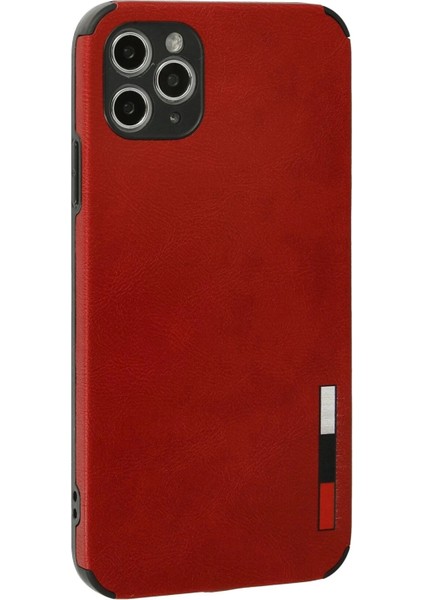 Newface iPhone 11 Pro Max Kılıf Loop Deri Silikon - Kırmızı modelleri