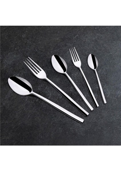 Büyükada 60 Parça 12 Kişilik Çatal Kaşık Seti Kutulu