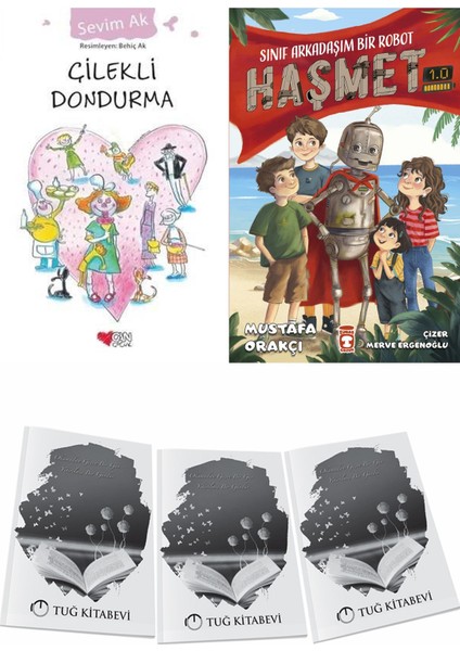 Çilekli Dondurma ve Sınıf Arkadaşım Bir Robot Haşmet 1.0 + Hediyeli