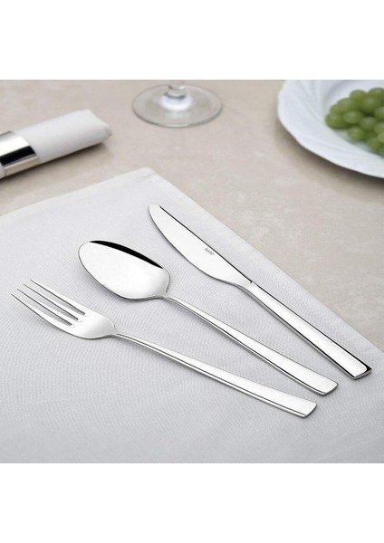 Deniz Sade 89 Parça Sandıklı Çatal Kaşık Takımı