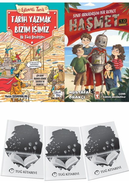 Tarih Yazmak Bizim Işimiz Ilk Türk Devletleri ve Sınıf Arkadaşım Bir Robot Haşmet 1.0 + Hediyeli