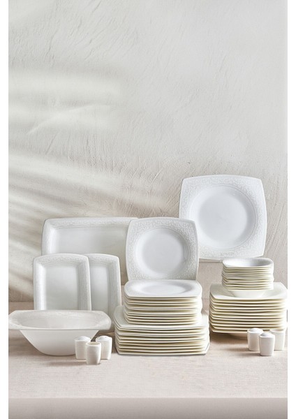 Fine Pearl Roma 58 Parça 12 Kişilik Yemek Takımı