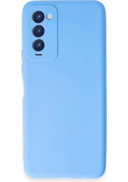 Newface Tecno Camon 18 Kılıf First Silikon - Mavi fiyatları