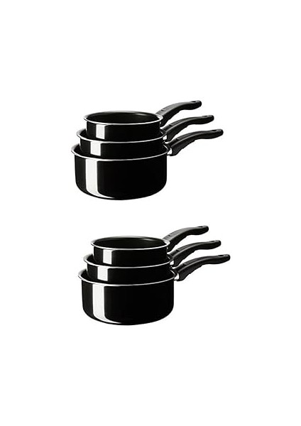 Home Indoor Sos Tenceresi 6'lı Set Siyah