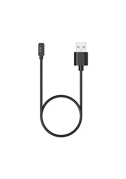 Microsonic Redmi Smart Band 2 Manyetik USB Şarj Kablosu Siyah