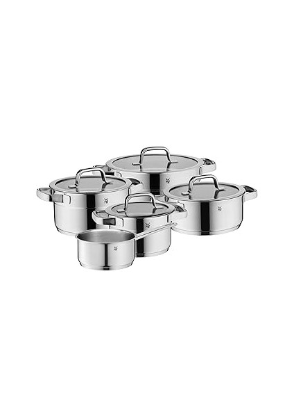 Compact Cuisine Tencere Seti, Indüksiyon, 5 Parça, Cam Kapaklı Tencere Seti, Cromargan Paslanma