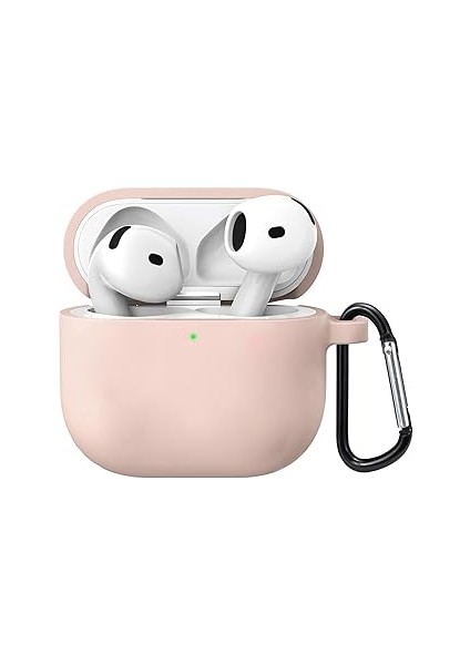 Microsonic 4.nesil/anc Liquid Silicone Lansman Rose Gold [airpods 4 ile Uyumlu Kılıf - Rose