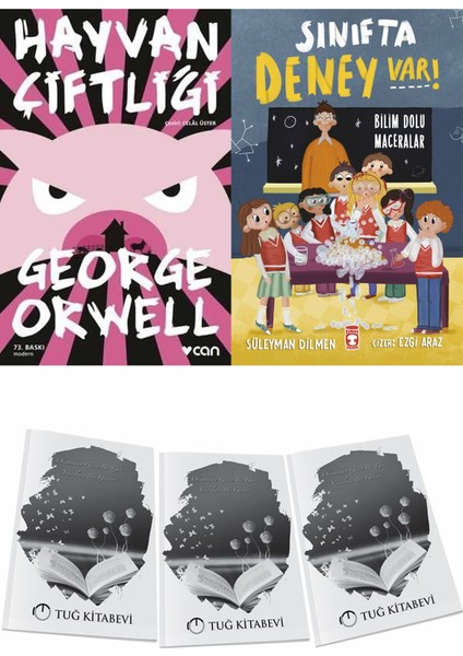 Hayvan Çiftliği ve Sınıfta Deney Var Bilim Dolu Maceralar + Hediyeli