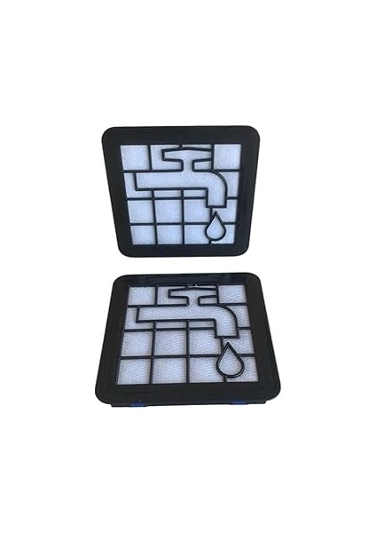 Elektri̇kli̇ Süpürge Yikanabi̇li̇r Süngerli̇ Motor Hepa Fi̇ltre - Si̇yah Plasti̇k - 2 Adet - FC8010