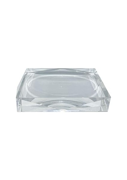 System Kristal Katı Sabunluk Şeffaf Renk 30X113X173 mm