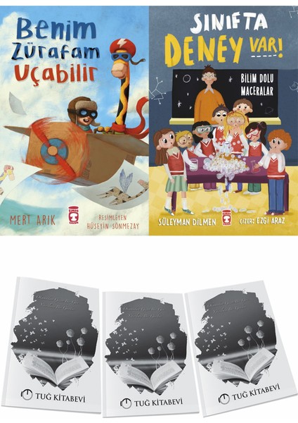 Benim Zürafam Uçabilir ve Sınıfta Deney Var Bilim Dolu Maceralar + Hediyeli
