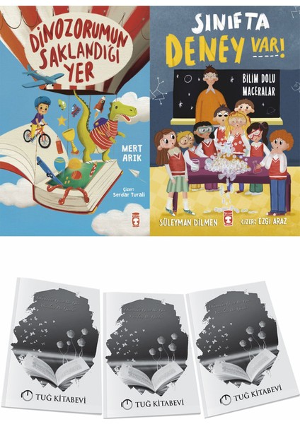 Dinozorumun Saklandığı Yer ve Sınıfta Deney Var Bilim Dolu Maceralar + Hediyeli