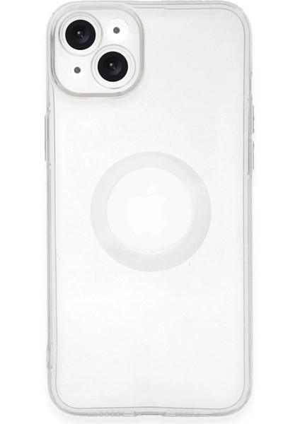 Newface iPhone 14 Plus Kılıf Santa Lens Silikon - Şeffaf