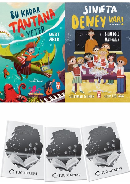 Bu Kadar Tantana Yeter ve Sınıfta Deney Var Bilim Dolu Maceralar + Hediyeli