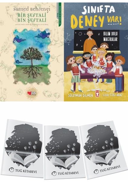 Bir Şeftali Bin Şeftali ve Sınıfta Deney Var Bilim Dolu Maceralar + Hediyeli