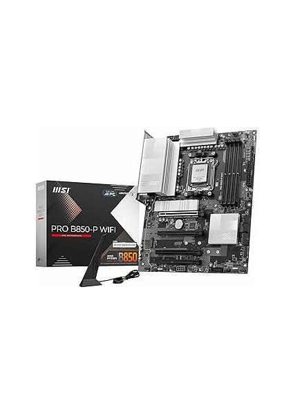 Pro B850-P Wifi Anakart, Atx - Ryzen 9000/8000 / 7000 Işlemcileri, Am5 - Ddr5 Bellek Arttır