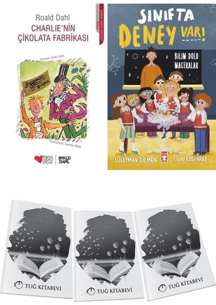 Charlie’nin Çikolata Fabrikası ve Sınıfta Deney Var Bilim Dolu Maceralar + Hediyeli