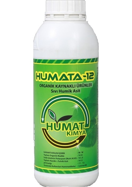 Humata 12 Hümik Asit 1 L, Leonardit Meşeili