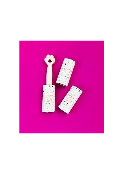 Giftmoda Figürlü Tüy Toplayıcı Rulo 60 Yaprak 2 Adet Yedek Başlık