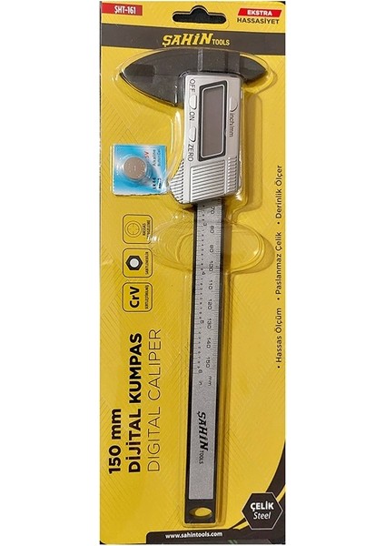 150 mm Dijital Kumpas Hassas Manuel Ölçü Aleti