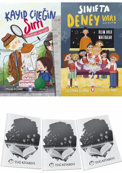Kayıp Çileğin Sırrı ve Sınıfta Deney Var Bilim Dolu Maceralar + Hediyeli