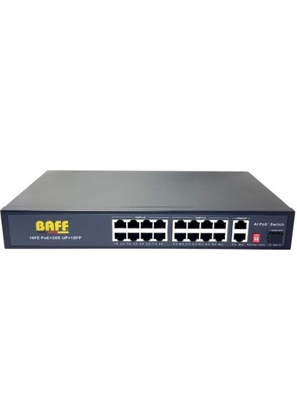 Baff 16+2 Port 10/100/1000 Gigabit Al-Poe Switch fiyatları