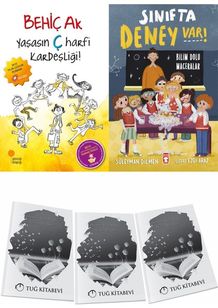 Yaşasın Ç Harfi Kardeşliği! ve Sınıfta Deney Var Bilim Dolu Maceralar + Hediyeli