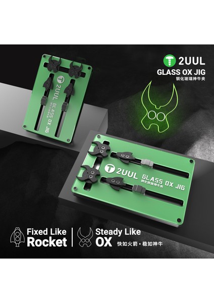 2uul BH21 Glass Ox Jıg Evrensel Cep Telefonu Pcb Anakart Cam Fikstürü indirimleri