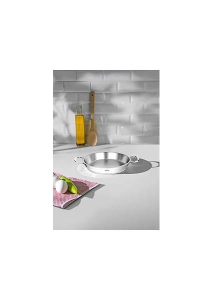Silver Çelik Italyan Omlet Sahan 16 cm Kapaksız