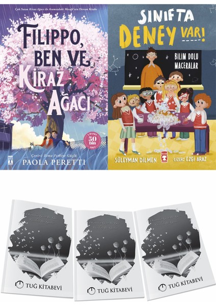 Filippo Ben ve Kiraz Ağacı ve Sınıfta Deney Var Bilim Dolu Maceralar + Hediyeli