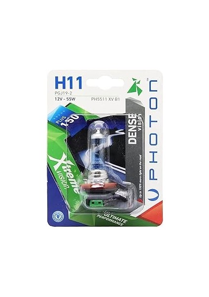 Xtreme Vision H11 PGJ19-2 12V 55W Far Ampulü