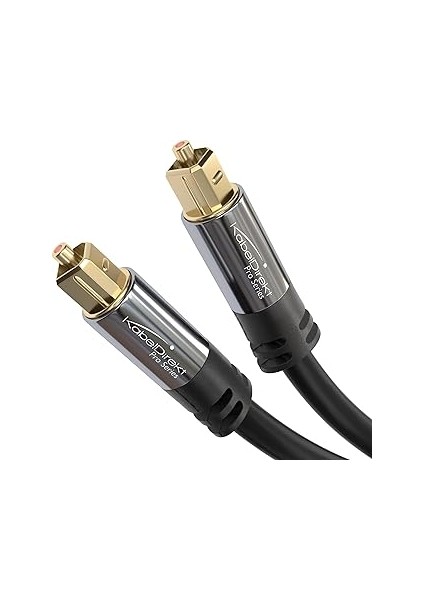 – Optik Kablo/Toslink Kablosu – 1,8m (Toslink Optik Dijital Kablo-Toslink, Ses Çubuğu,