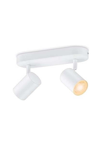 Wiz Imageo Spot Tavan Lambası Ayarlanabilir Beyaz & Renk 2X5W Beyaz Tekli Paket
